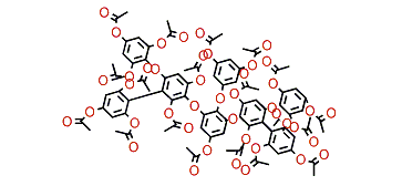 Bisfucopentaphlorethol A nonadecaacetate